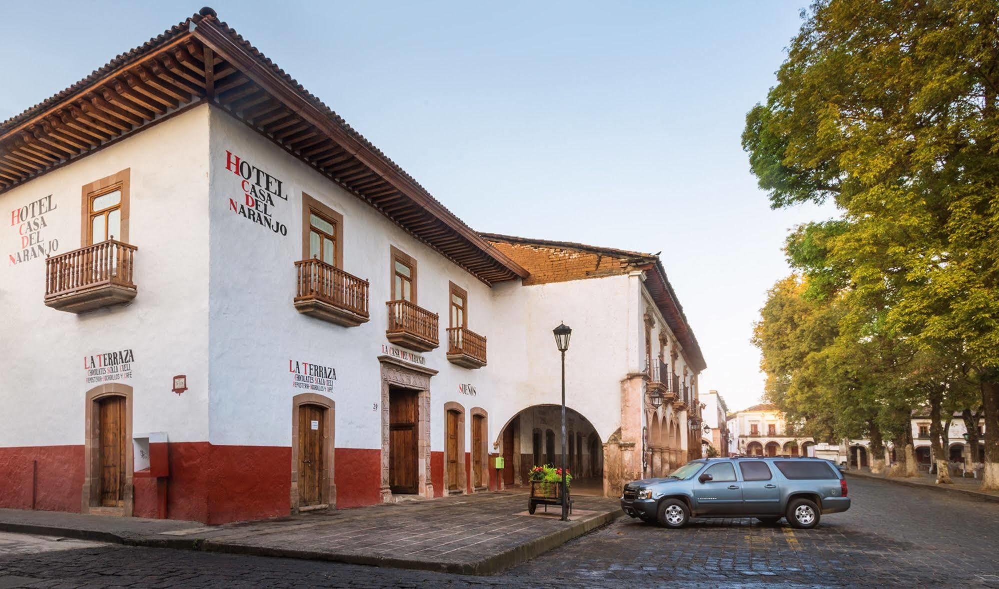 Hotel Casa Del Naranjo Pátzcuaro Buitenkant foto